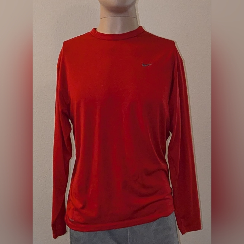 Nike Red Long Sleeve Men's Shirt